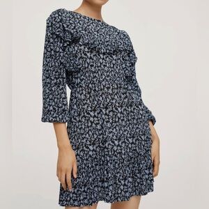 Mango MNG floral ruffle dress 6